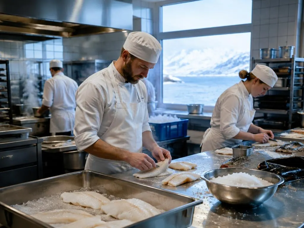 Arbetande produktionskök med brigad — omslag till denna fältguide